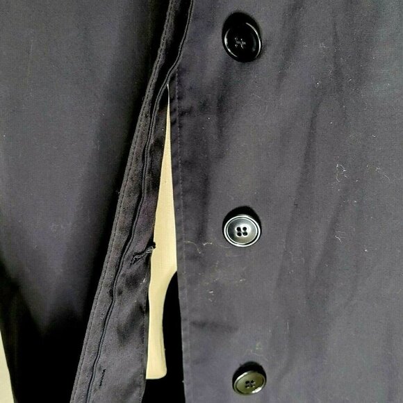 US Military Issue Trench Coat Size 14R Zip Out Faux Fur Liner Water Repellent - Picture 6 of 11